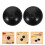 32Pcs PP Black Trampoline Caps Easy Install Pole Replacement Parts 9