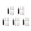 5Sets Multifunctional Black Metal Hex Driver Set for Rc Model Crafting 7