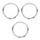 3Pcs Round Stainless Steel Table Ring Hot Pot Cooker Heat Diffuser Set 6
