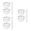 30Pcs Stainless Steel Tea Strainer Filter Fine Mesh for Teapot Silver 8