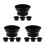 12Pcs Easy Install Black Kettle Lid Knobs Replacement for Teapot 5