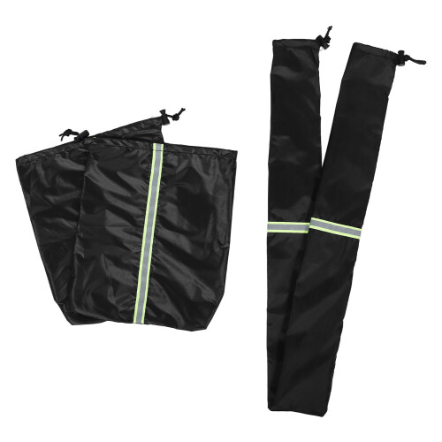 12Pcs Waterproof Black Car Windshield Cover for Ice Snow Easy Install 2