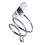 2Pcs Anti-Rust Hair Dryer Holder Rack Wall-Mounted Silver Storage 2