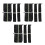 12Pcs Waterproof Black Car Windshield Cover for Ice Snow Easy Install 9