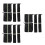 12Pcs Waterproof Black Car Windshield Cover for Ice Snow Easy Install 6