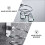 2Pcs Anti-Rust Hair Dryer Holder Rack Wall-Mounted Silver Storage 10