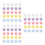 90Pcs Star Head Thumbtacks for Bulletin Board Cork Wall Office 6