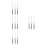 12Pcs Multi Hardwood Mini Pool Cue Sticks Child-Sized Billiard Tools 4