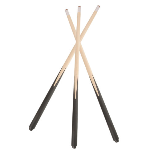 12Pcs Multi Hardwood Mini Pool Cue Sticks Child-Sized Billiard Tools 2