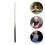 12Pcs Multi Hardwood Mini Pool Cue Sticks Child-Sized Billiard Tools 8