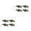 8Pcs Outdoor Multi-Tool Whistles with Thermometer Compass for Survival 5