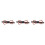 3Pcs Men's Wooden Bow Tie Hollow Pattern Adjustable Strap Multi Use 8