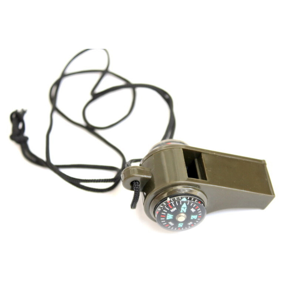 Photos - Other Inventory 8Pcs Outdoor Multi-Tool Whistles with Thermometer Compass for Survival