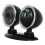 2Pcs ABS Auto Dashboard Compass Black Two-in-One Accurate Guide Ball 2