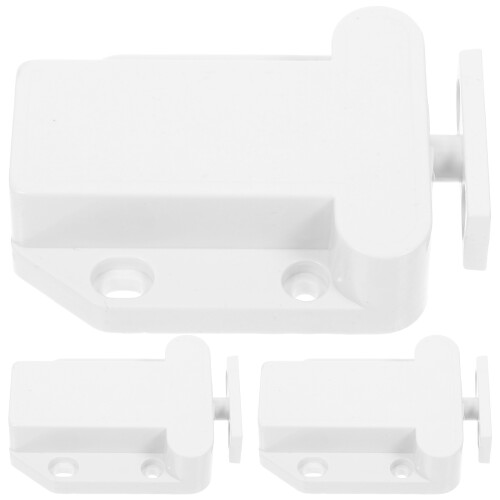 12Pcs Plastic Self Closing Push Latches for Kitchen Bathroom Cabinets 1