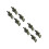 8Pcs Outdoor Multi-Tool Whistles with Thermometer Compass for Survival 8