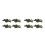8Pcs Outdoor Multi-Tool Whistles with Thermometer Compass for Survival 7