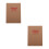 2Pcs Brown Sketch Book Thick Paper Portable Drawing Pad for Students 8