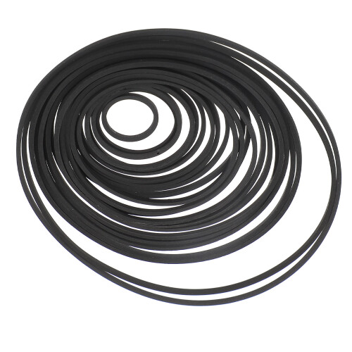 2Pcs Flat Rubber Belt for Recorder and Cassette Repair 2