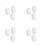 12Pcs Plastic Self Closing Push Latches for Kitchen Bathroom Cabinets 8