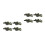 8Pcs Outdoor Multi-Tool Whistles with Thermometer Compass for Survival 4