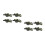8Pcs Outdoor Multi-Tool Whistles with Thermometer Compass for Survival 6