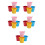 20Pcs Durable Mini Iron Buckets Assorted for Candy Popcorn & Party Use 8