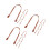12Pcs Light Brown PU Purse Strap Replacement for Handbag Accessories 6