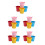 20Pcs Durable Mini Iron Buckets Assorted for Candy Popcorn & Party Use 5