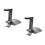2Pcs Grey Headphone Rack Mount Desk Hook Holder for Large Headsets 7