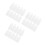 150Pcs White Plastic Key Tags Travel Keychain Label Holders 9