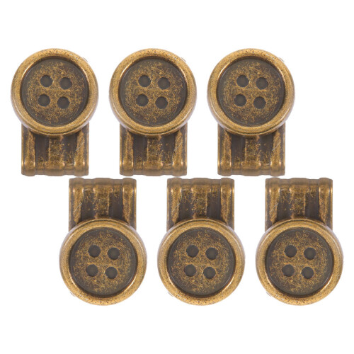 12Pcs Metal Jean Button Replacement No Sew Movable Clips for Pants