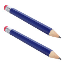 8Pcs Jumbo Blue Giant Pencil for Kids Large Wooden Colored School Prop