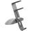 2Pcs Grey Headphone Rack Mount Desk Hook Holder for Large Headsets 2