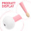 1Pair Pink Felt Head Drumsticks Maple Wood Drum Mallets for Drum Kits 7