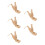 5Pcs Smasher Plantain Press for Home Kitchen Beige 4