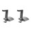 2Pcs Grey Headphone Rack Mount Desk Hook Holder for Large Headsets 6