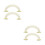 4Pcs Stylish PU Suitcase Handles Comfortable Durable Grip 7