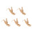 5Pcs Smasher Plantain Press for Home Kitchen Beige 6