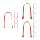 12Pcs Light Brown PU Purse Strap Replacement for Handbag Accessories 7
