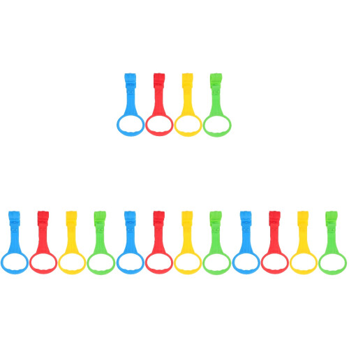 16Pcs Toddler Pull Rings Plastic Baby Cot Handle for Learning Stand 2