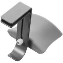 2Pcs Grey Headphone Rack Mount Desk Hook Holder for Large Headsets