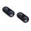 2Pcs High Precision Black Reptile Terrarium Hygrometer Thermometers 3