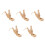 5Pcs Smasher Plantain Press for Home Kitchen Beige 7