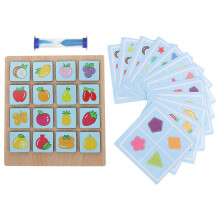 2Sets Kids Cognitive Memory Matching Toy Wooden Educational Plaything