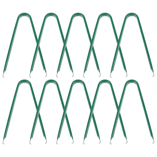 30Pcs Green Stainless Steel Car Fuse Puller Tool Durable PVC Handle