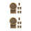12Pcs Metal Jean Button Replacement No Sew Movable Clips for Pants 8