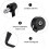 3Pairs Durable Aluminum Motorcycle Handlebars Black Handle Protector 3