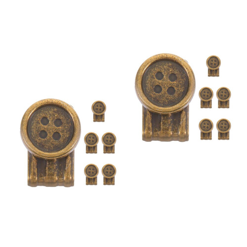 12Pcs Metal Jean Button Replacement No Sew Movable Clips for Pants 2