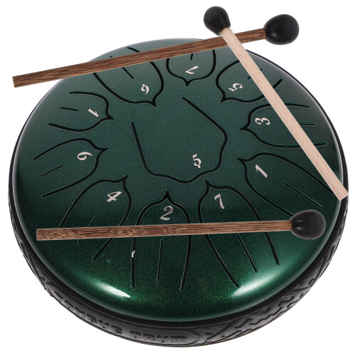 2Sets Assorted Color Creative Tongue Drum Hand Drum for Music Lovers